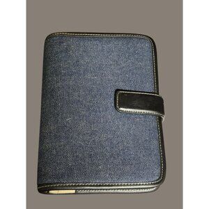Rosetti Denim & Faux Leather 6-Ring Planner Organizer